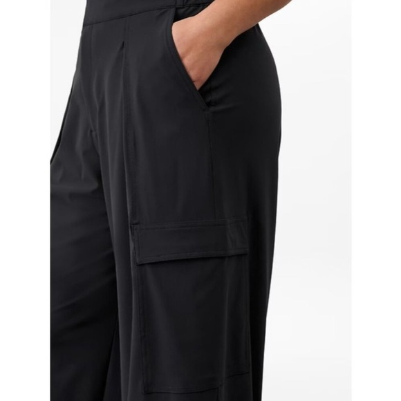 NWT Athleta Pinnacle High Rise Cargo Trouser | Black - Picture 8 of 12